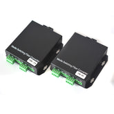 2 channel Bidirectional Contact closure over Fiber optic converters a set- SC Singlemode Fiber up to 20Km, Multimode 500M for Door Open and Door Close,Entry Access Control,Alarm System and More